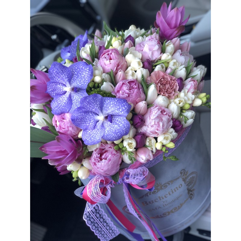 Comanda flori online, buchet de lux cu flori Buchetino